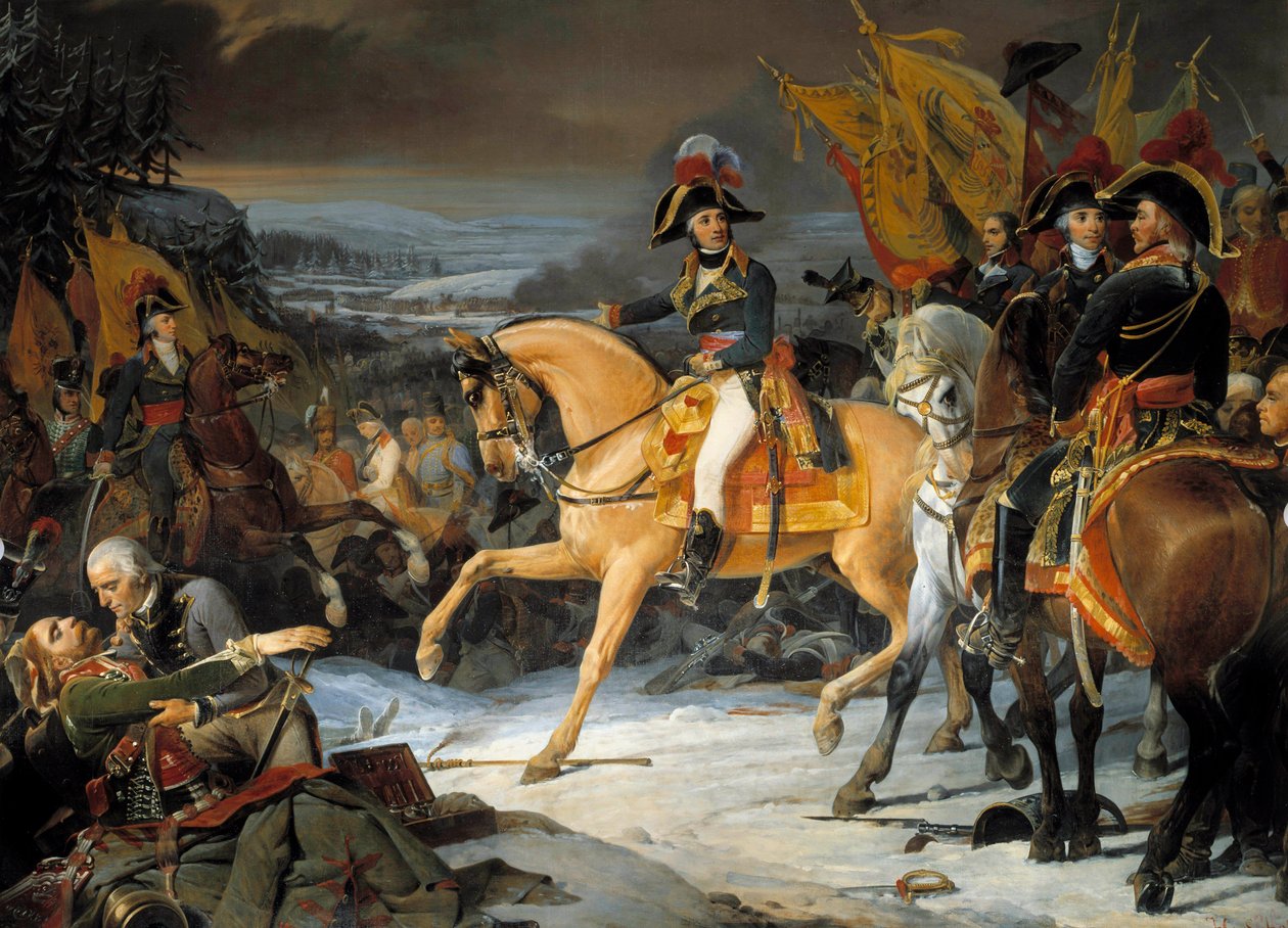 Slaget ved Hohenlinden den 3. december af Henri Frederic Schopin