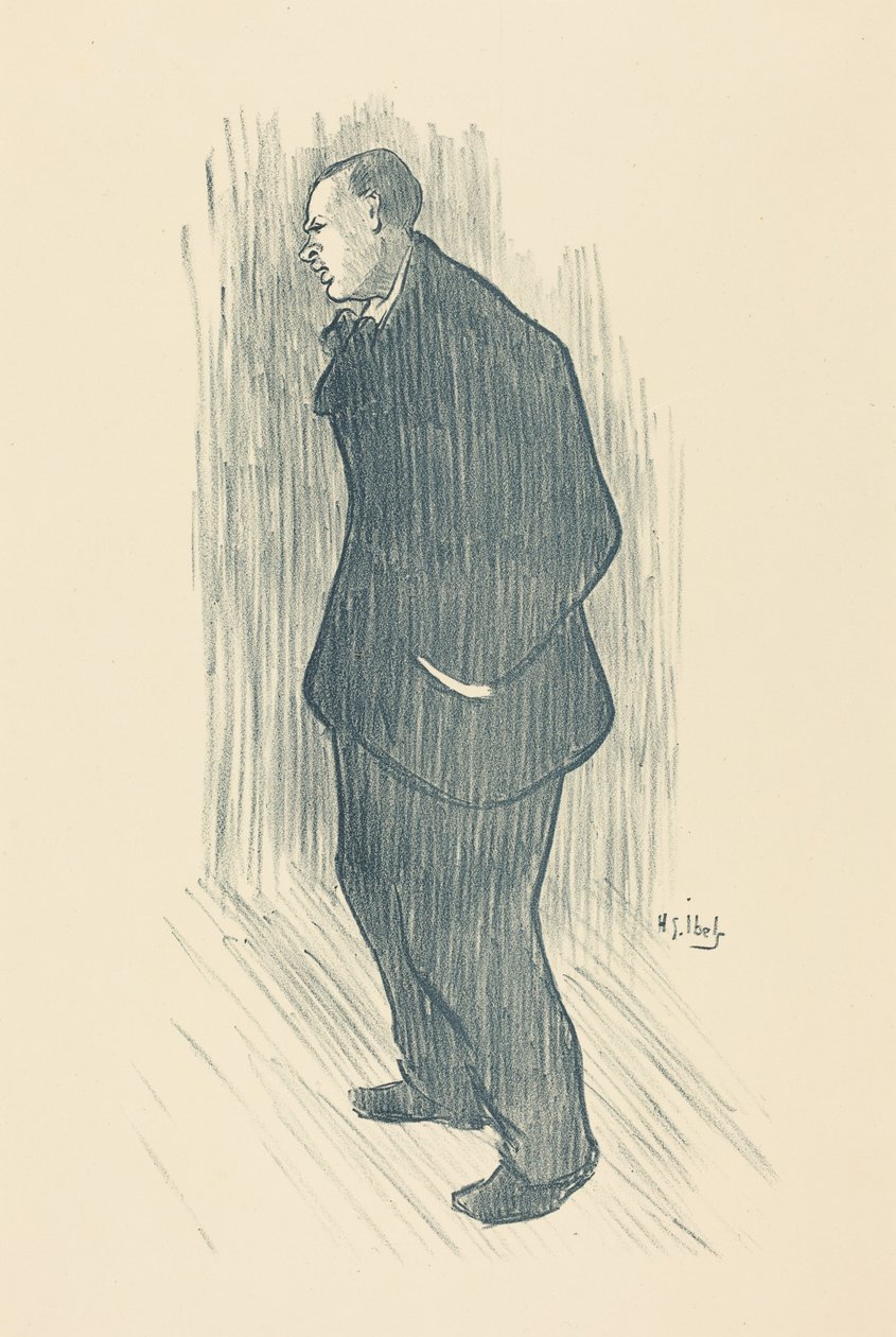 Skuespiller af Henri-Gabriel Ibels