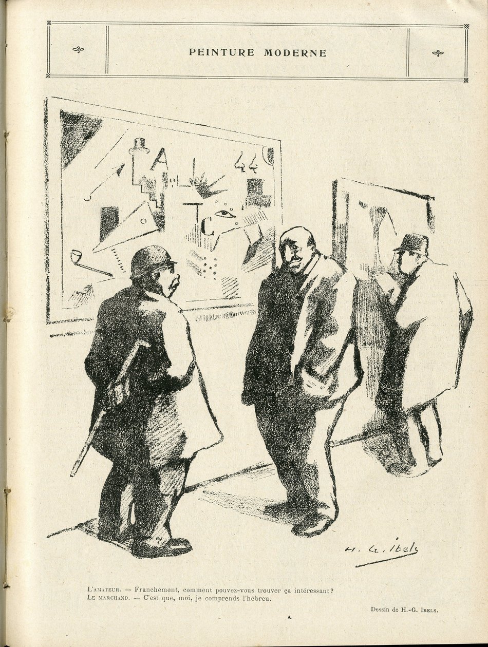 Illustration af H. G. Ibels (1867-1936) i Le Rire, 04/02/22 - Moderne maleri - Kunst, Antisemitisme, Avantgarde - Jødisk af Henri Gabriel Ibels