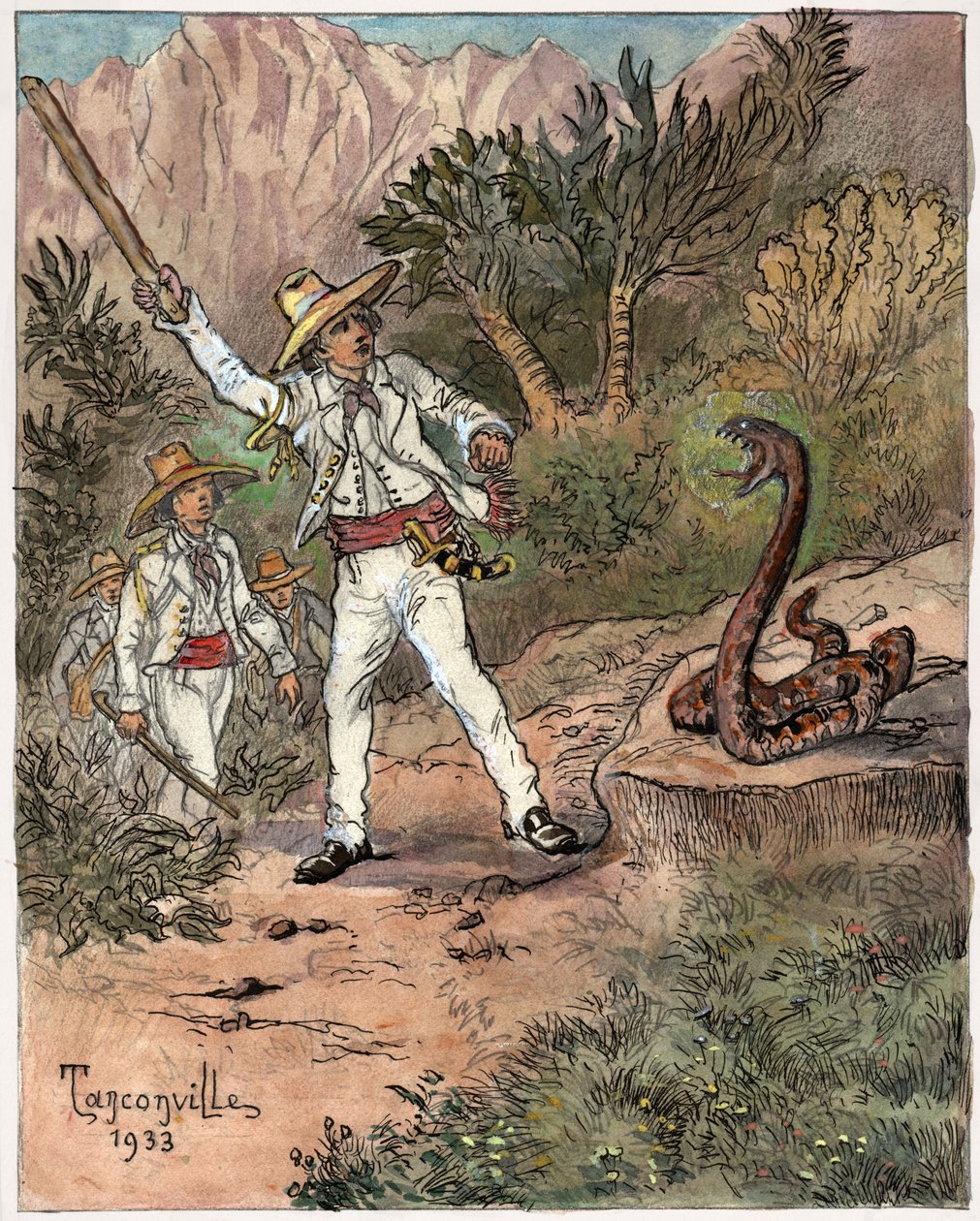 Slangeangreb af Henri Garnier Tanconville