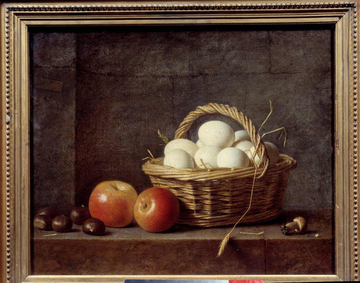 Æggekurven. Maleri af Roland Delaporte (1724 - 1793) af Henri Horace Roland Delaporte