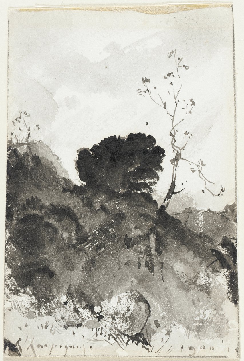 Landskab af Henri-Joseph Harpignies