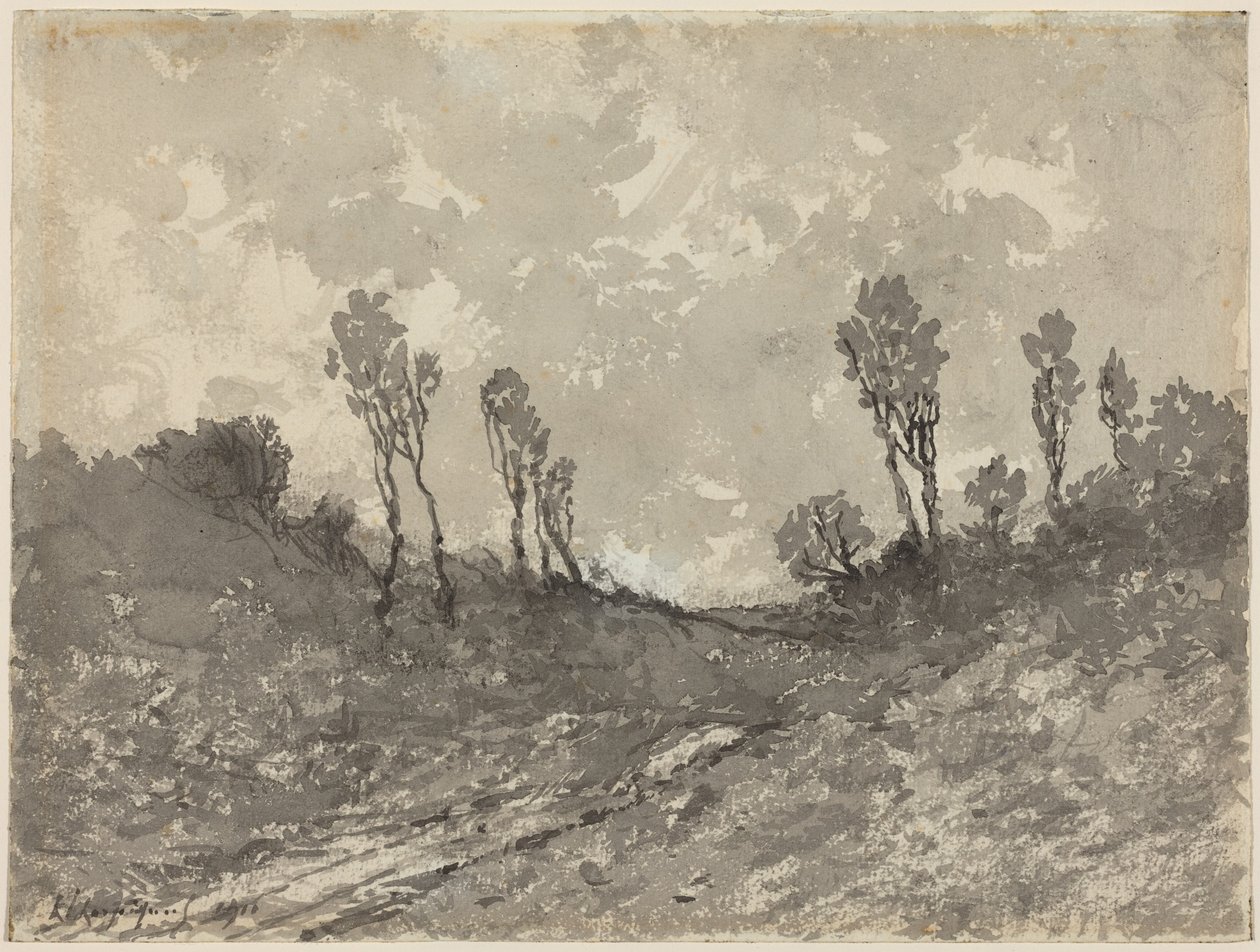 Vej ved Hérisson af Henri-Joseph Harpignies