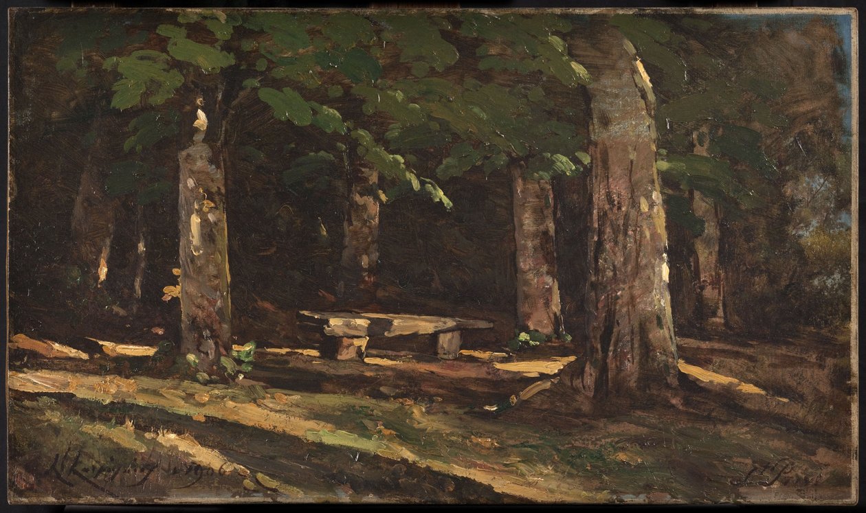 Bænken af Henri Joseph Harpignies