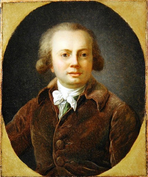 Portræt af en ung mand (olie på lærred) af Henri Pierre Danloux