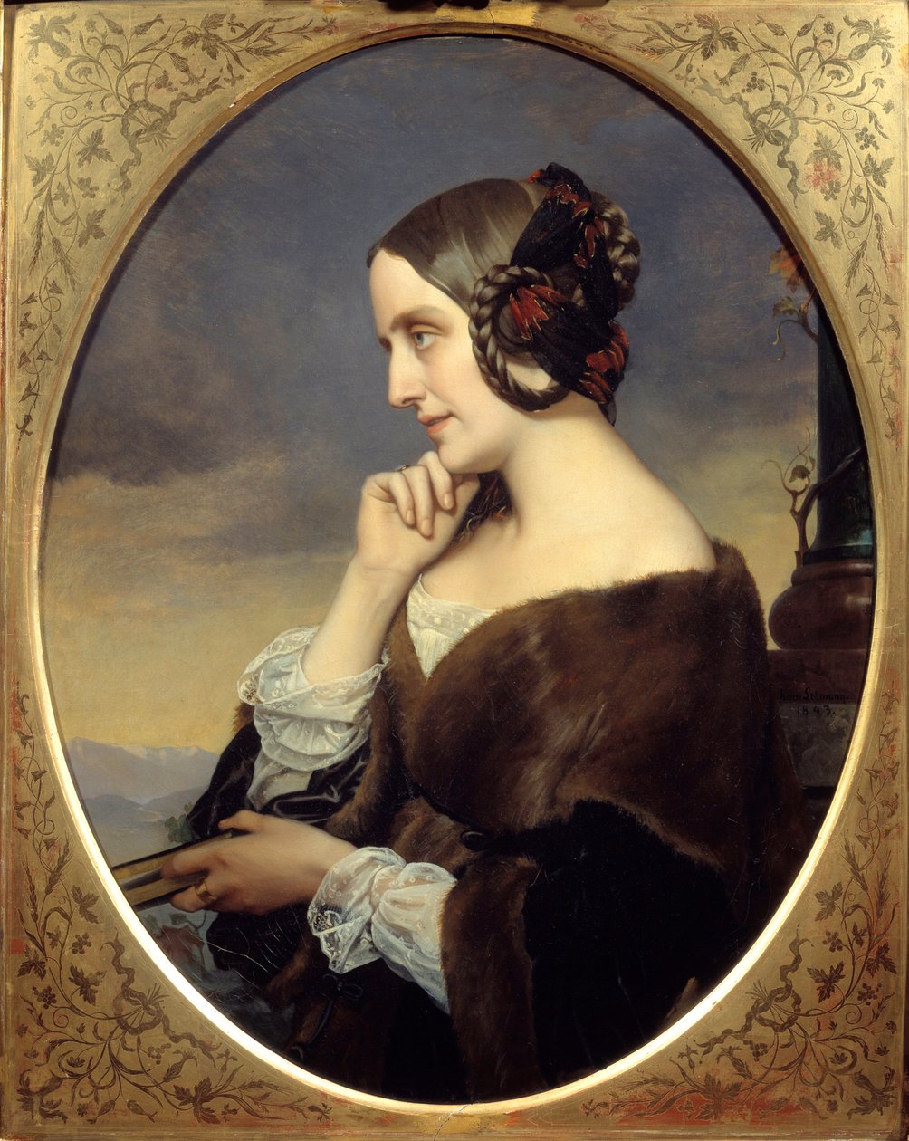 Portræt af Marie de Flavigny (1805-1876) Grevinde d
