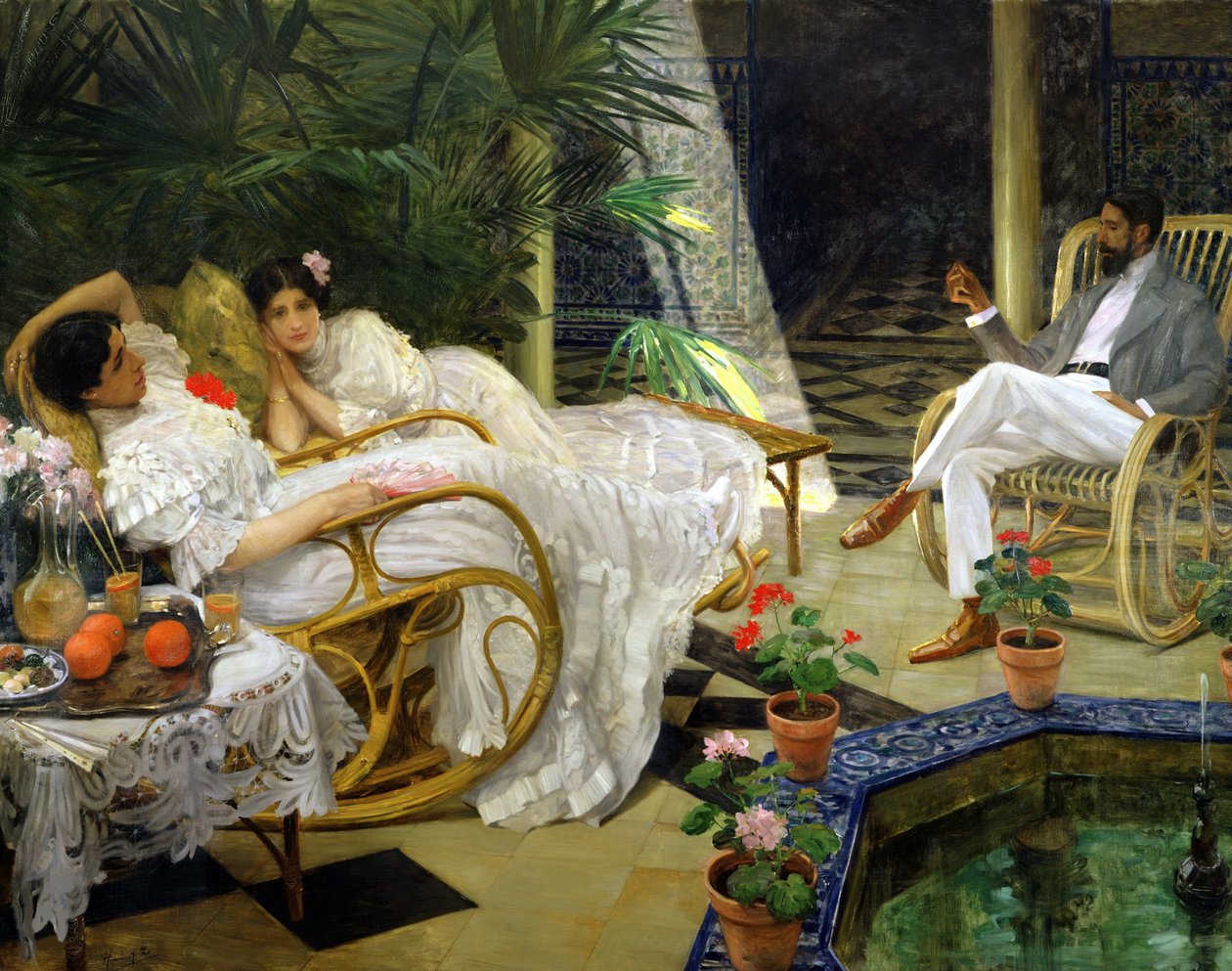 Gården, 1908. af Henri Achille Zo