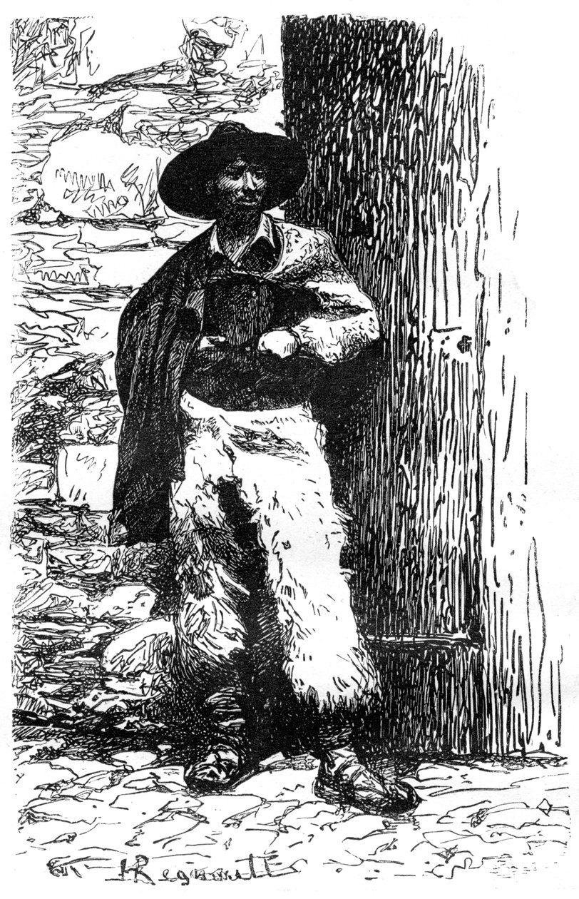 Hyrde af det italienske landskab, 1800-tallet af Henri Alexandre Georges Regnault