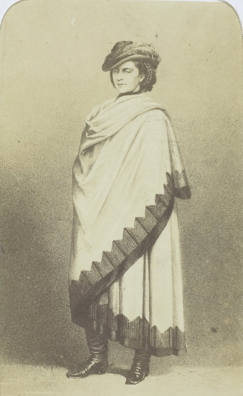 Eks-dronning af Napoli, 1860-69 af Henri Alexis Omer Tournier