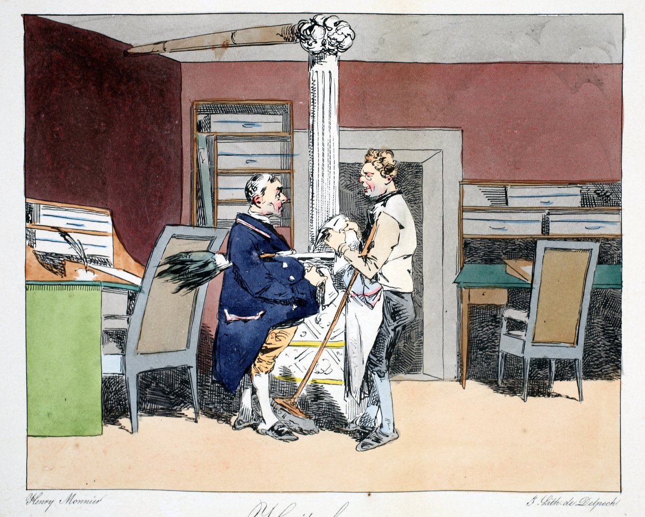Otte timer, illustration fra 