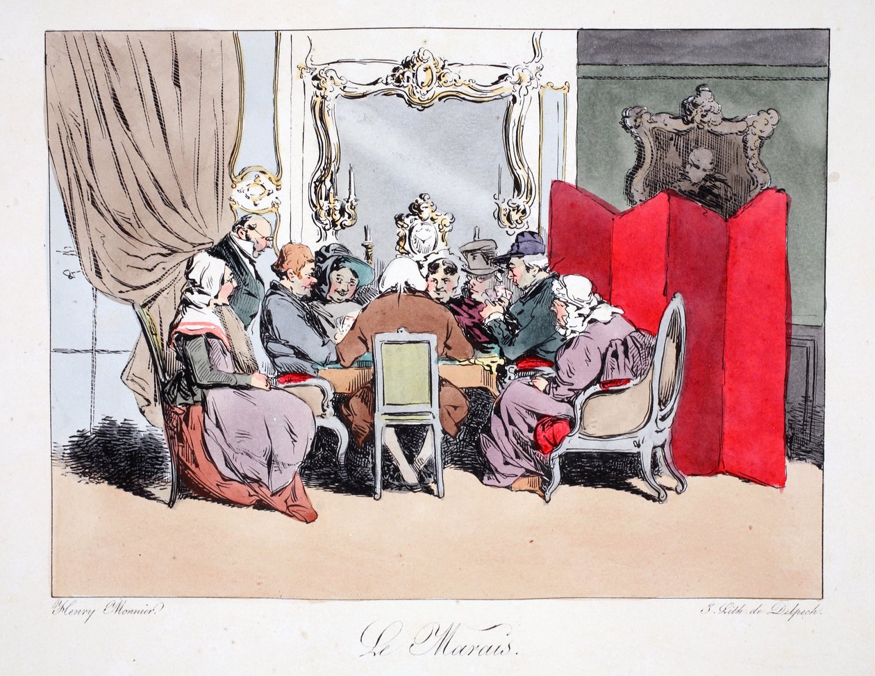 Le Marais, illustration fra 