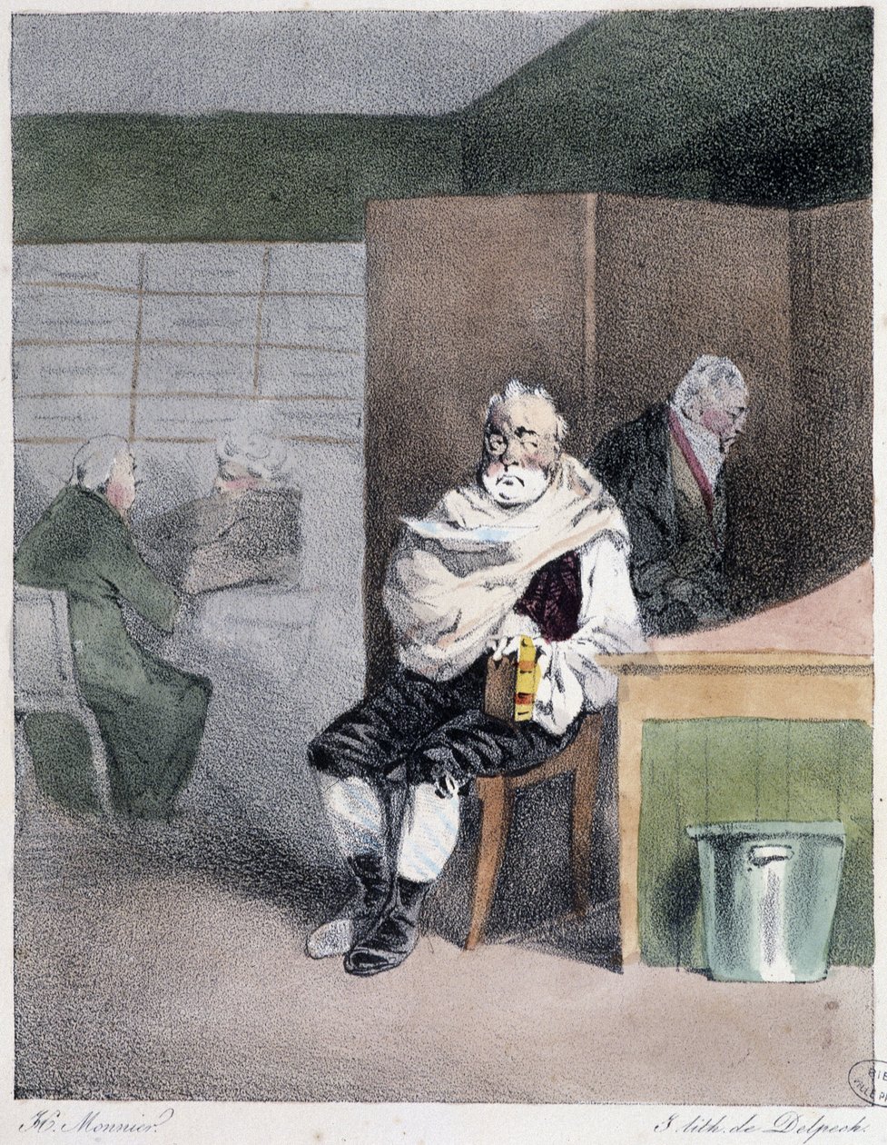 Sous chef - i "" Administrative mores"" af Henri Monnier af Henri Bonaventure Monnier