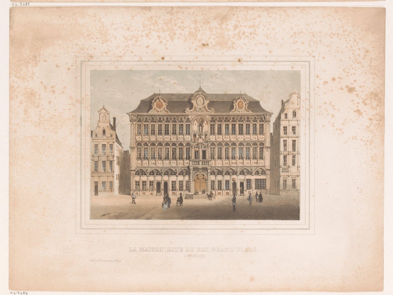 Udsigt på Maison Grand Place i Bruxelles Huset (kendt som kongens) Grand