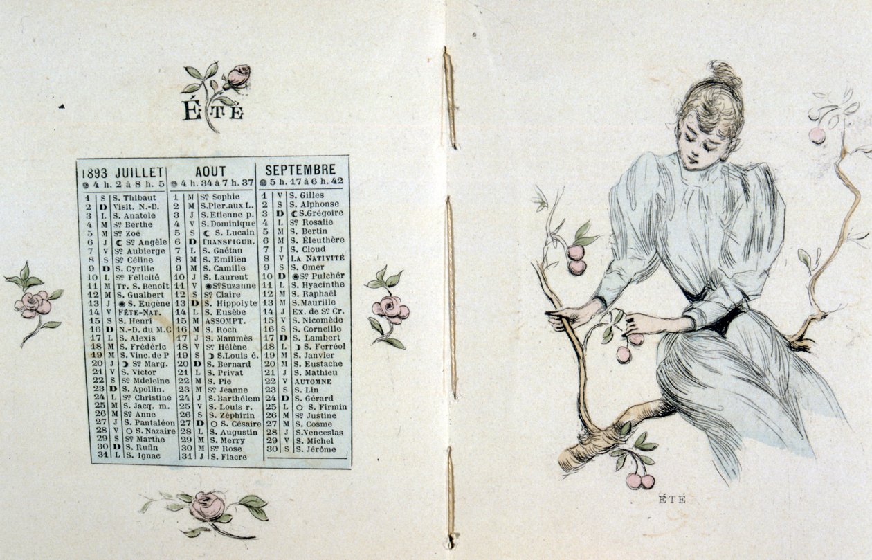 En almanak af digte af Henri Boutet