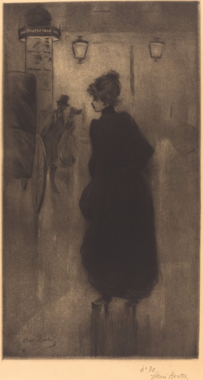 Parisian Woman (The Effect of the Night) af Henri Boutet