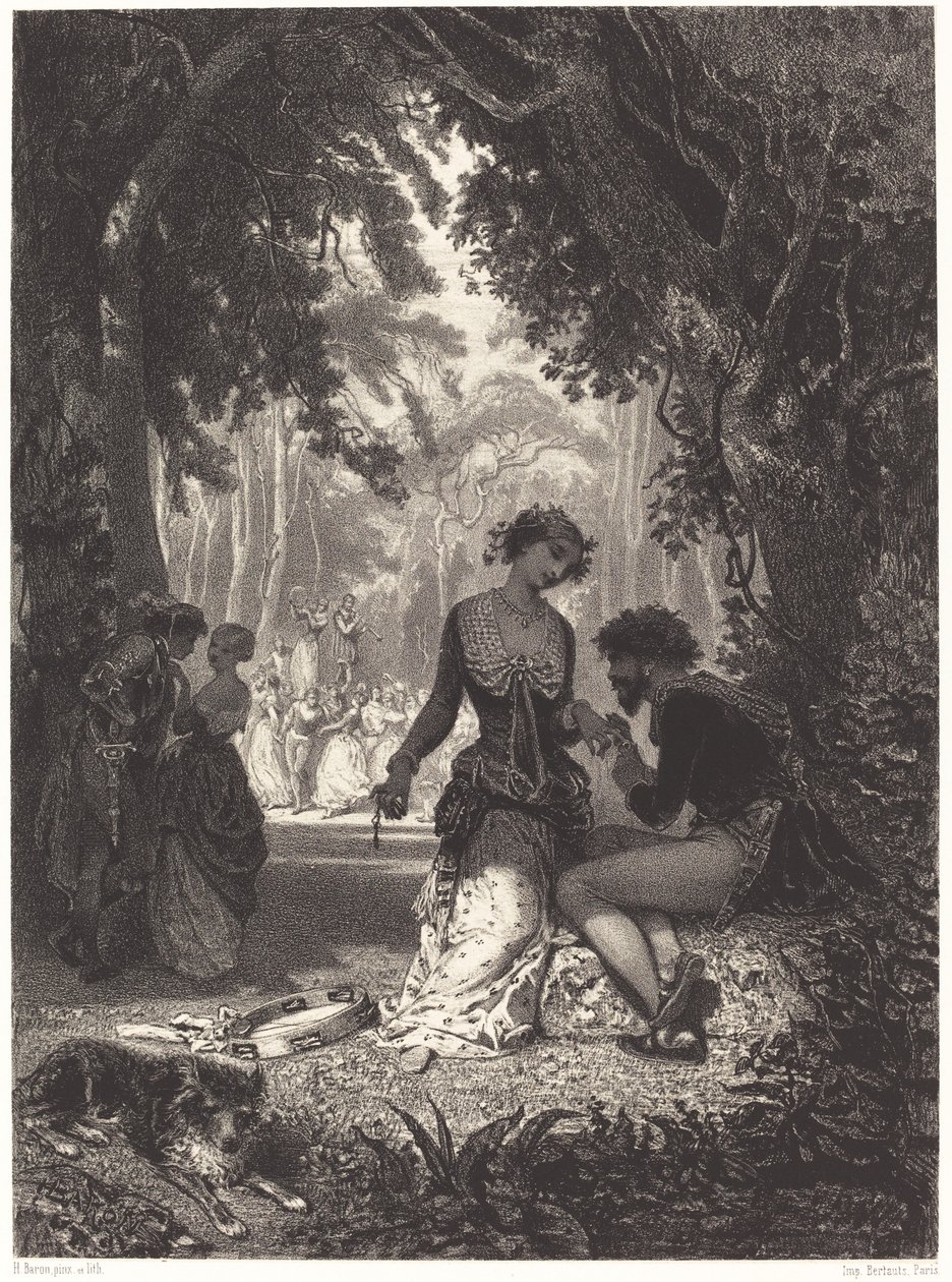 italienske dansere af Henri Charles Antoine Baron