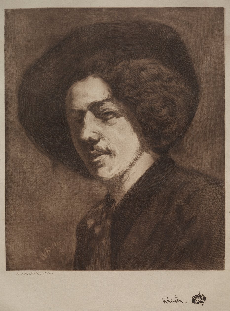 James McNeill Whistler. af Henri Charles Guérard