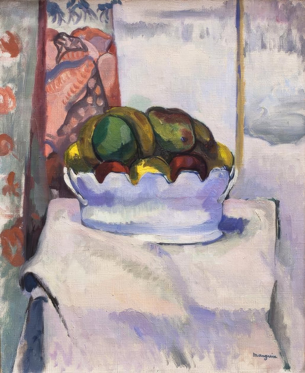 Frugter og moustere (lerretter) af Henri Charles Manguin
