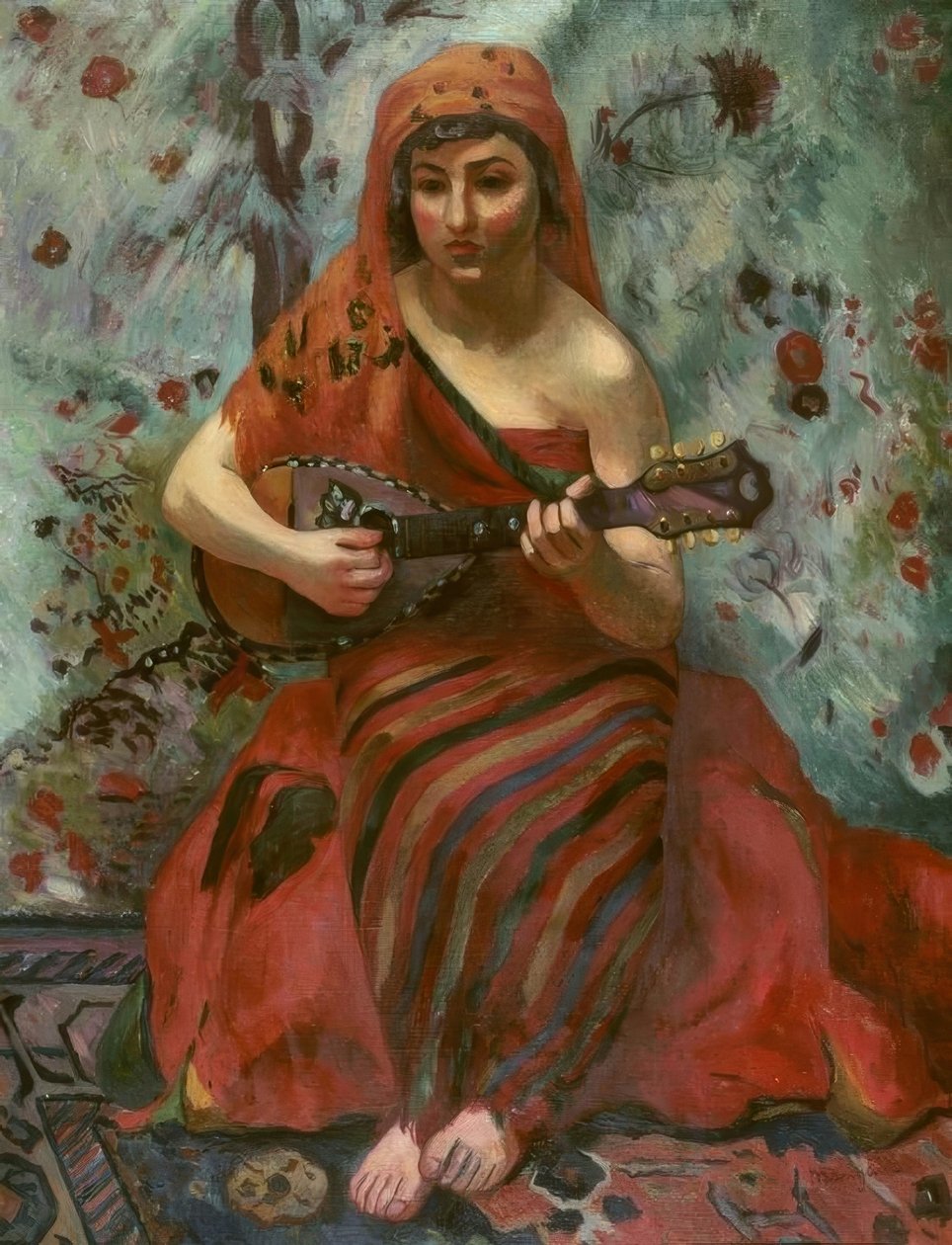 Mandolinisten (La petite Marie) af Henri Charles Manguin