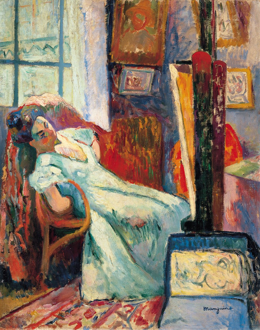 Model Resting, 1905 af Henri Charles Manguin