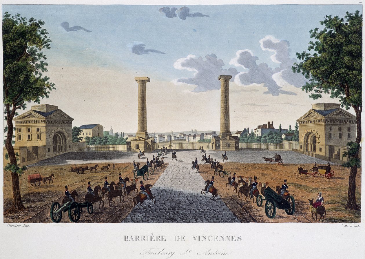 Barrieren i Vincennes - i "" Udsigt over Paris af Henri Courvoisier Voisin