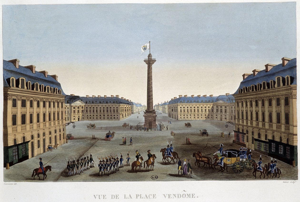 Place Vendôme - Paris af Courvoisier af Henri Courvoisier Voisin