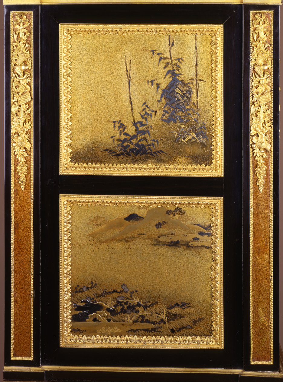 En ormolu-monteret sekretær i Louis XVI-stil (ormolu & lak) (detalje fra 362838) af Henri Dasson