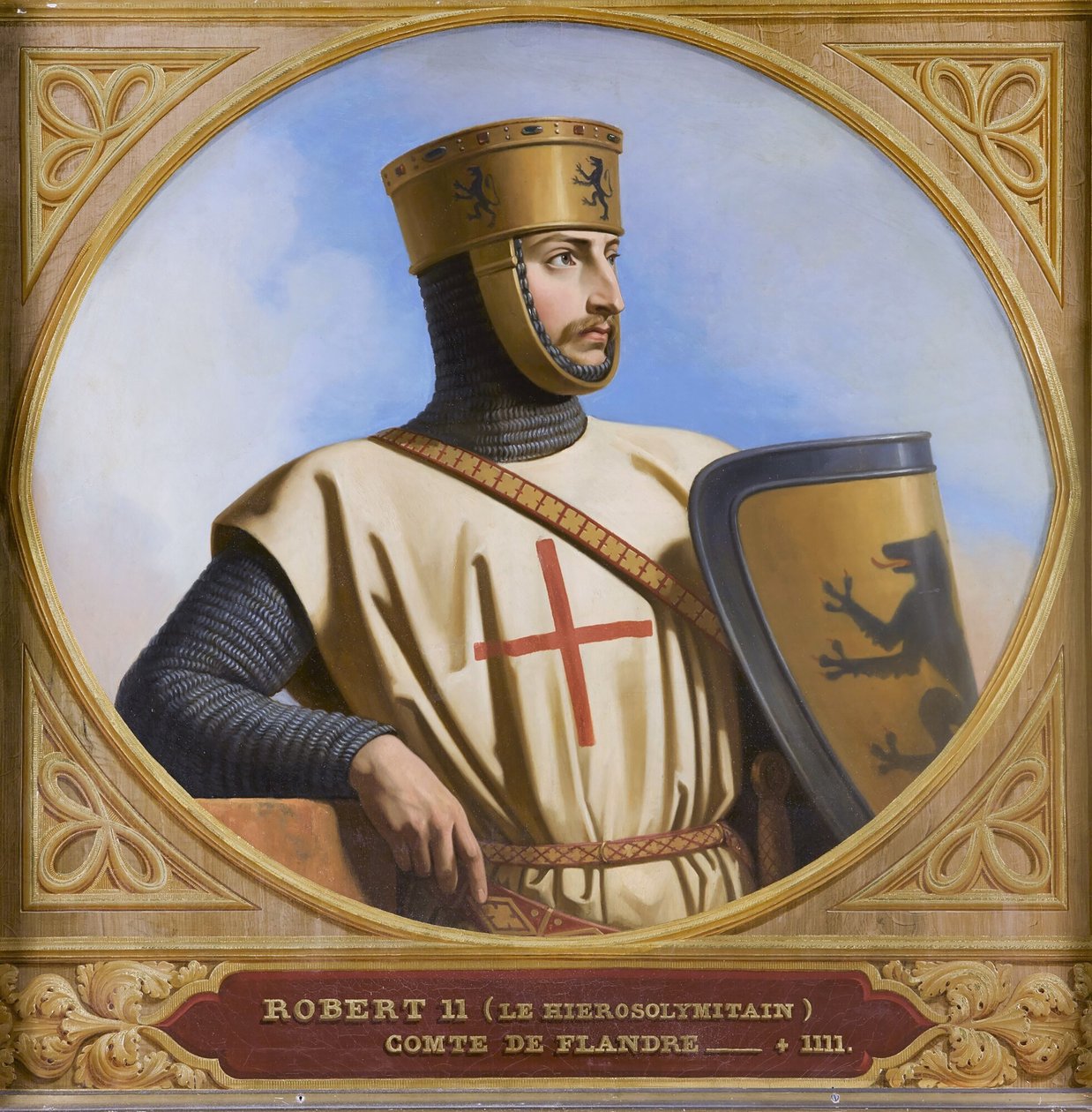 Robert II af Jerusalem, 1843. af Henri Decaisne