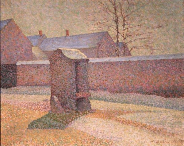 Gårdhave af Henri Delavallee