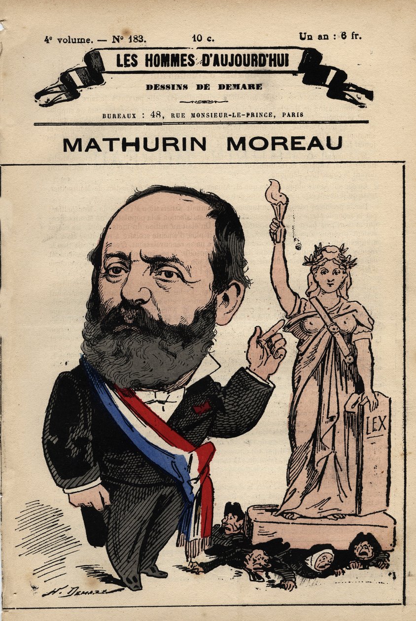 Tegneserie af Mathurin Moreau (1822-1912) fra 