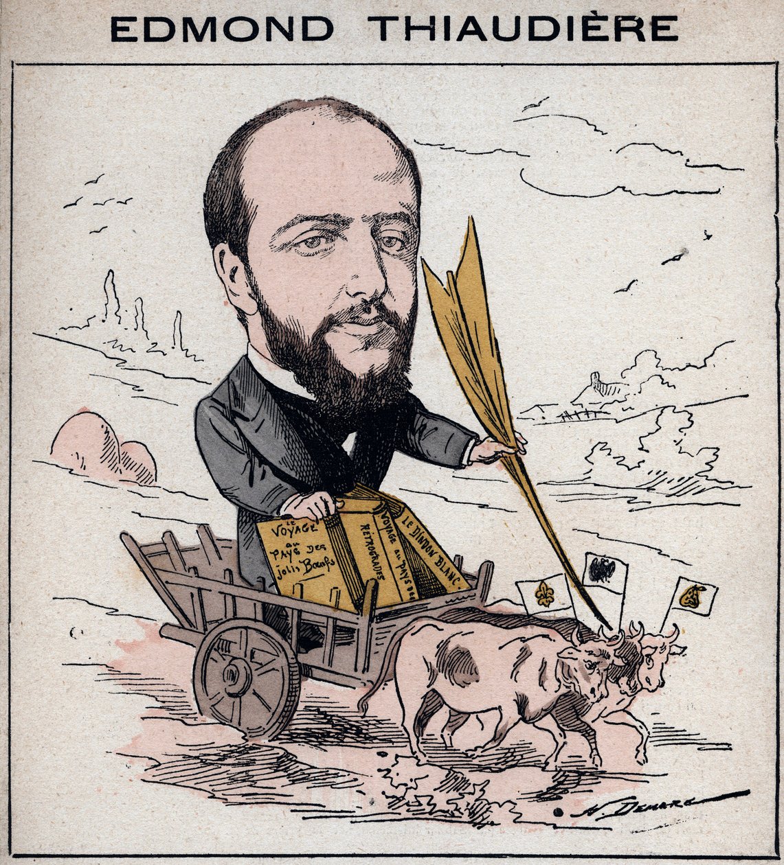 Edmond Antoine Delphin Thiaudiere af Henri Demare