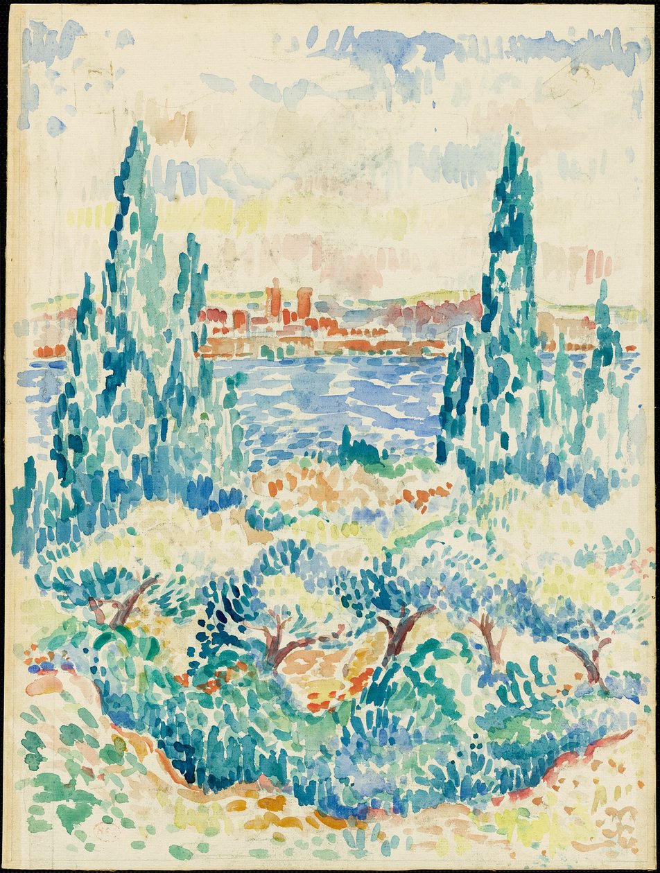 Antibes af Henri Edmond Cross