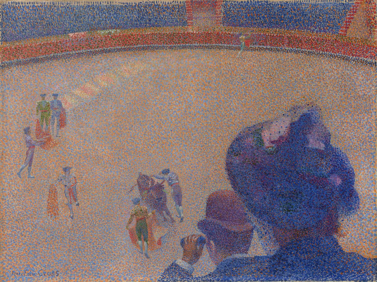 Running of the Bulls, 1891-1892. af Henri Edmond Cross