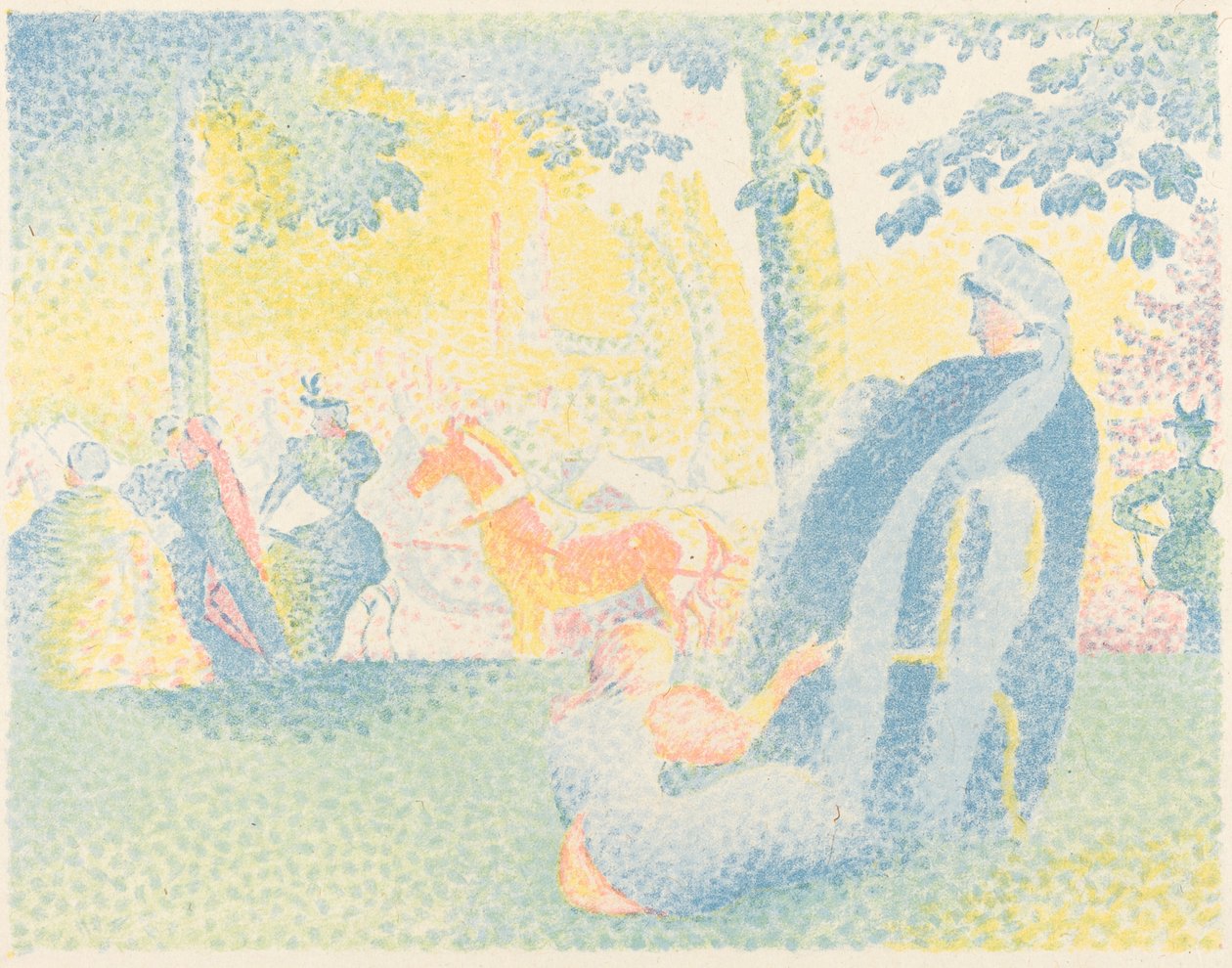 I Parken af Henri Edmond Cross