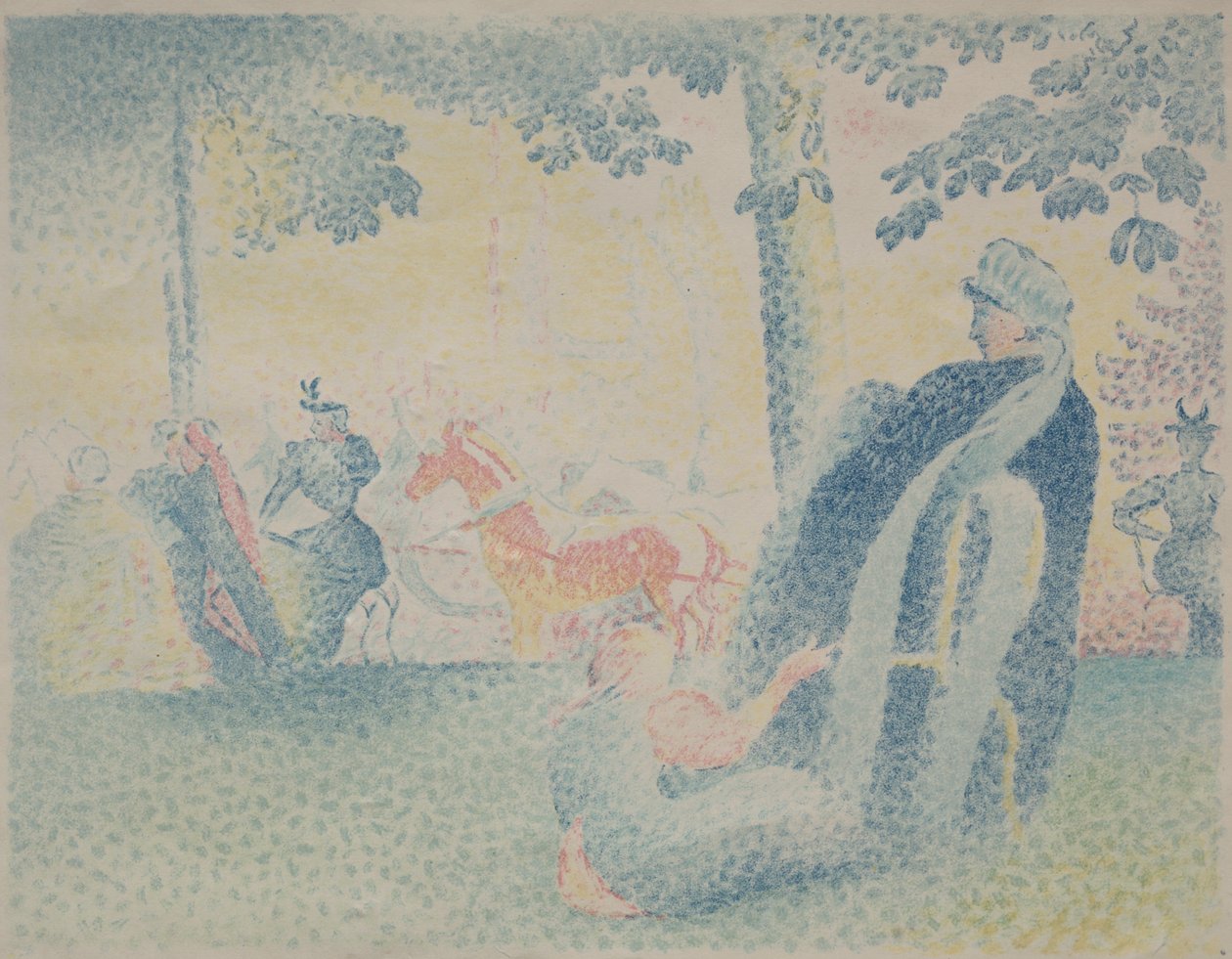 I Parken af Henri Edmond Cross
