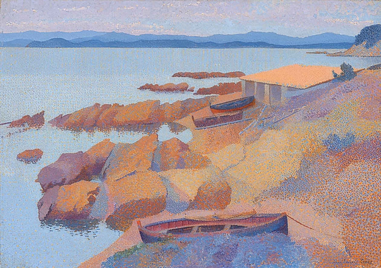 Kyst nær Antibes. 1891/92 af Henri Edmond Cross
