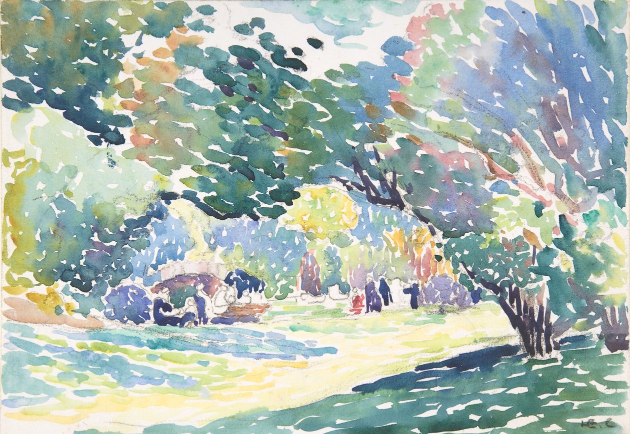 Landskab, ca. 1904 af Henri Edmond Cross
