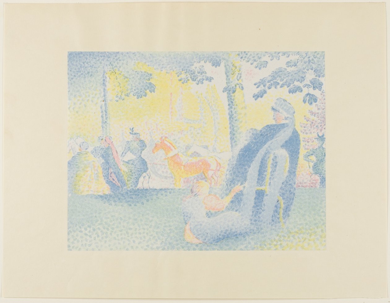 Champs Élysées af Henri Edmond Cross