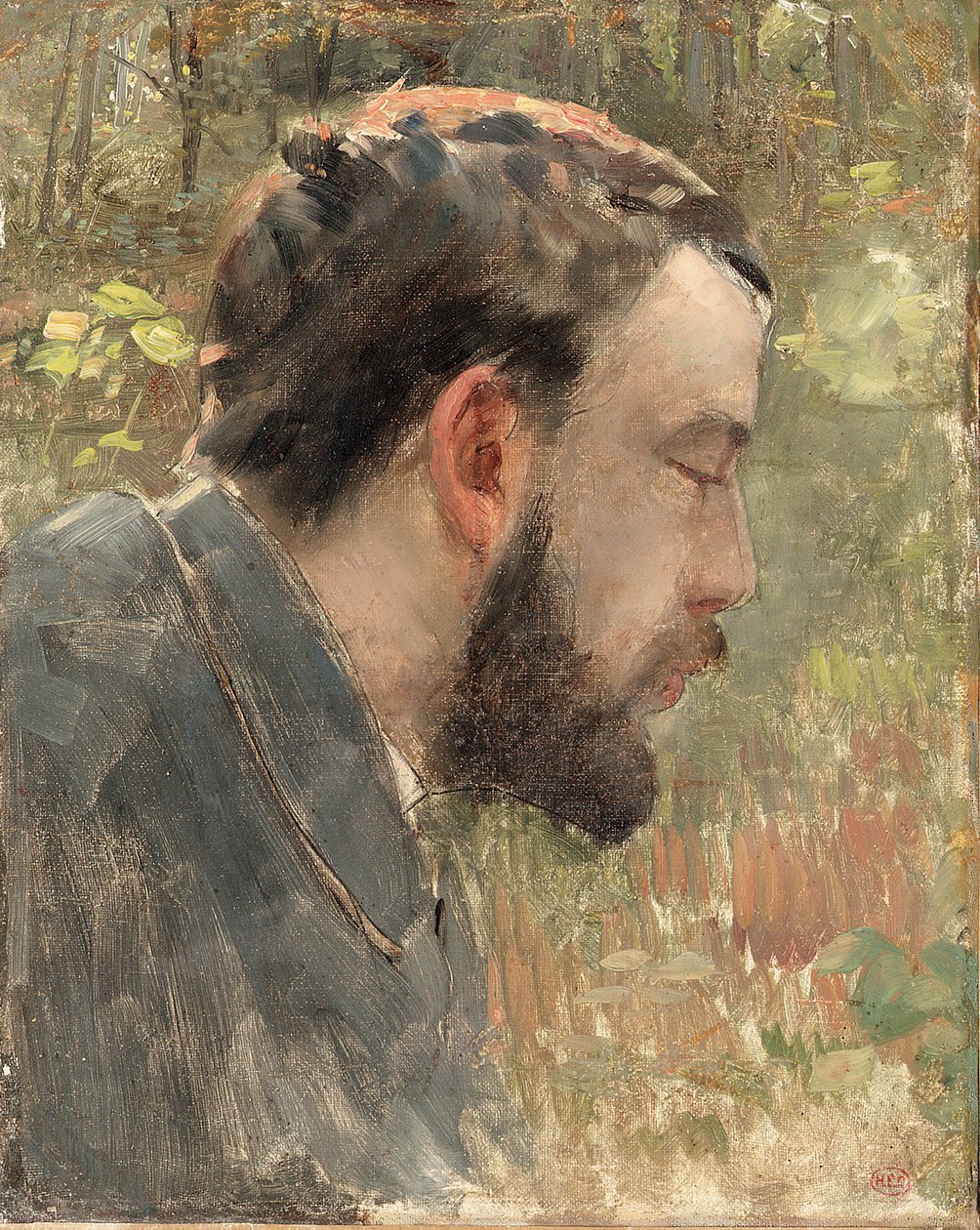 Portræt af Seurat (olie på lærred) af Henri Edmond Cross