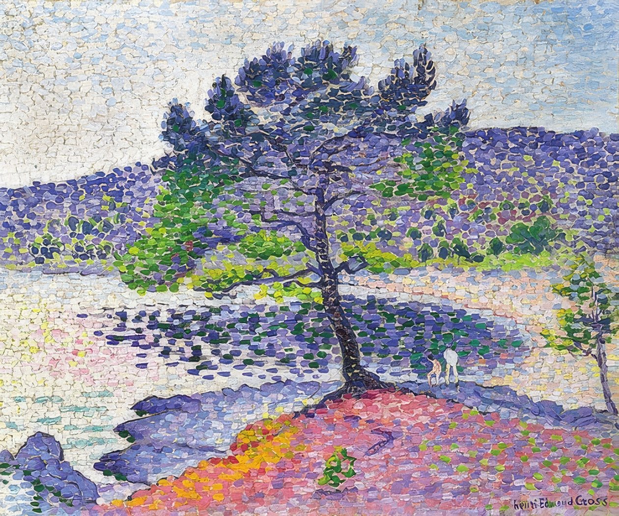 Stranden i aftenlyset. 1902 af Henri Edmond Cross