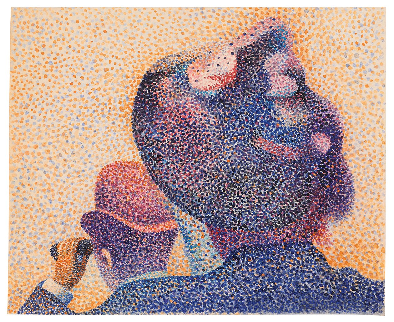Studie til tyrefægtningsscene, 1893 af Henri Edmond Cross