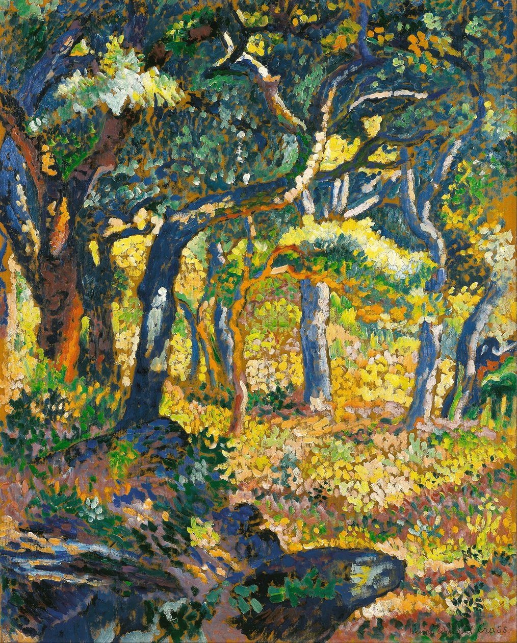 En clearing i Provence (undersøgelse) af Henri Edmond Cross