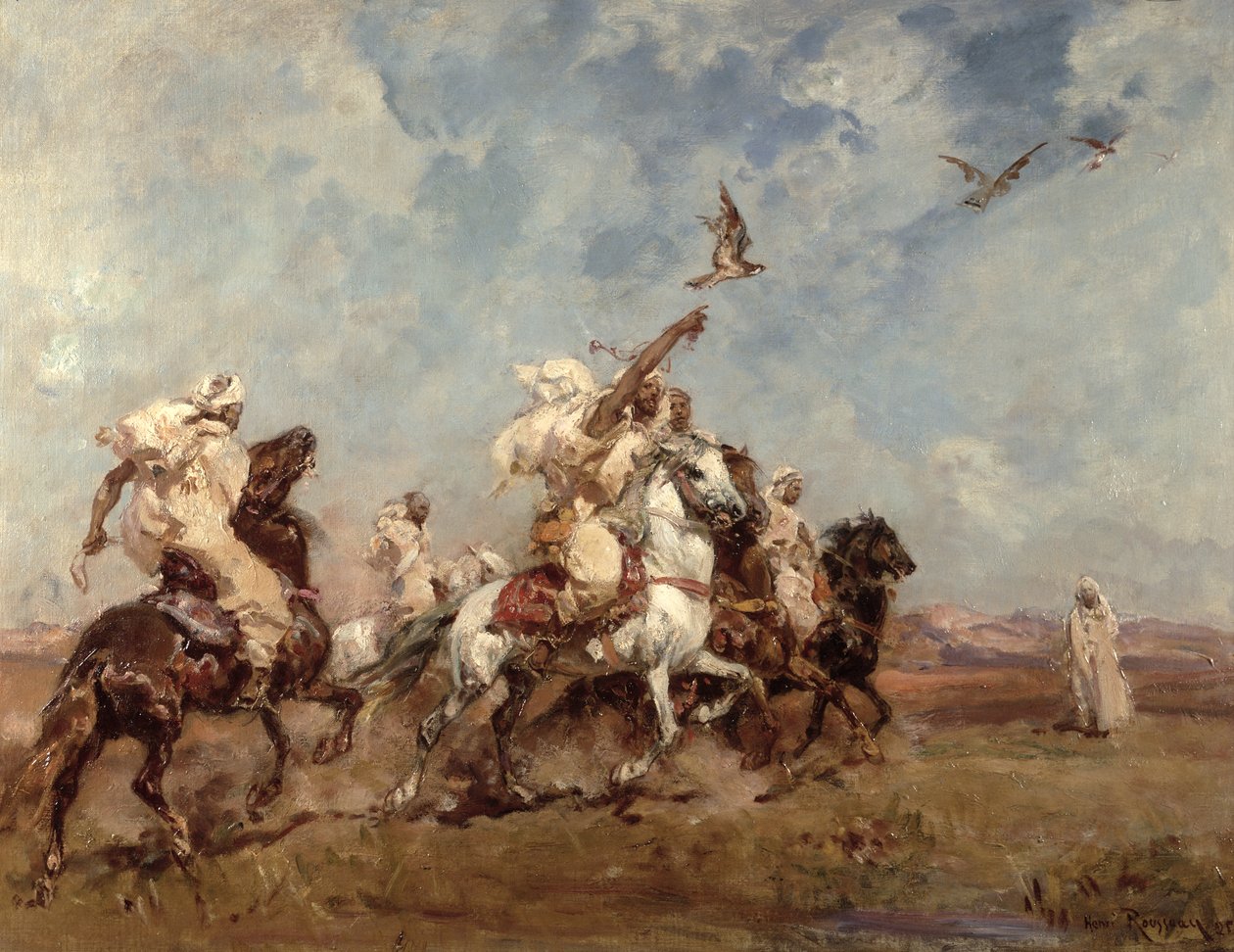 Falkesporten af Henri Emilien Rousseau