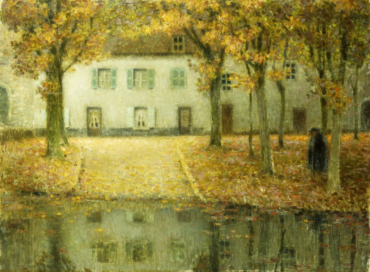 Lille sted på bredden af Eau ved Chartres; Petit Place au bord de l