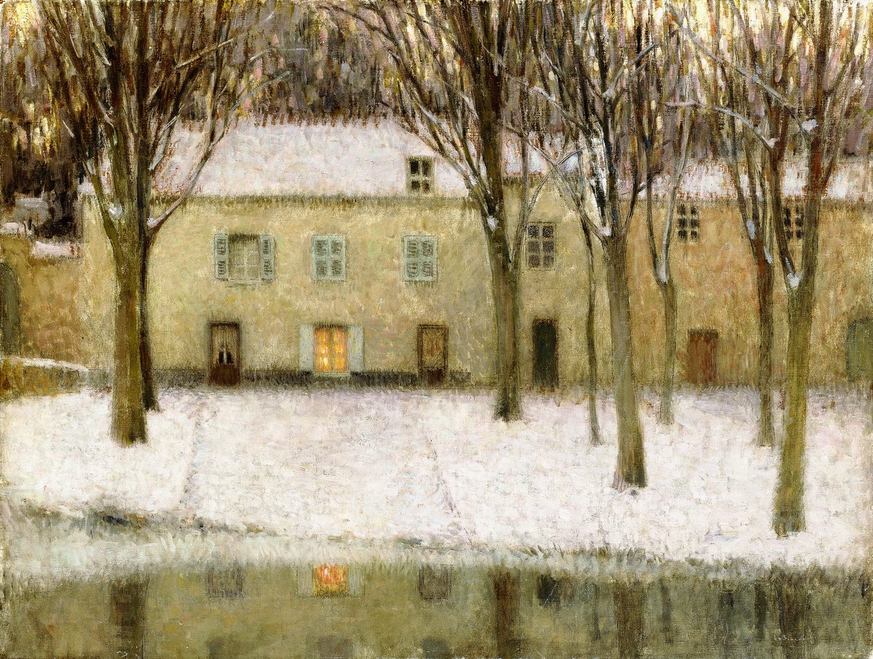 Lille plet ved vandet af Henri Eugene Augustin Le Sidaner