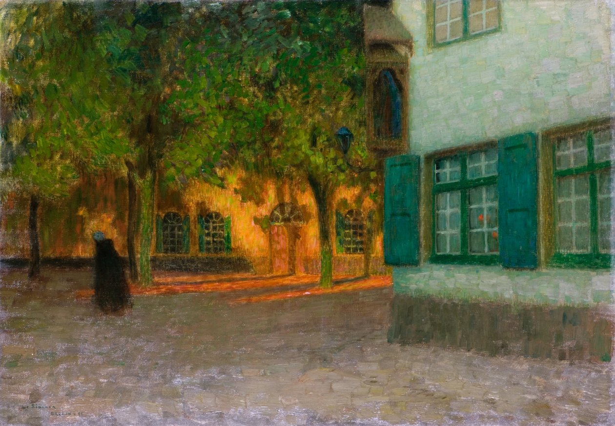 Huset med de grønne skodder af Henri Eugene Augustin Le Sidaner