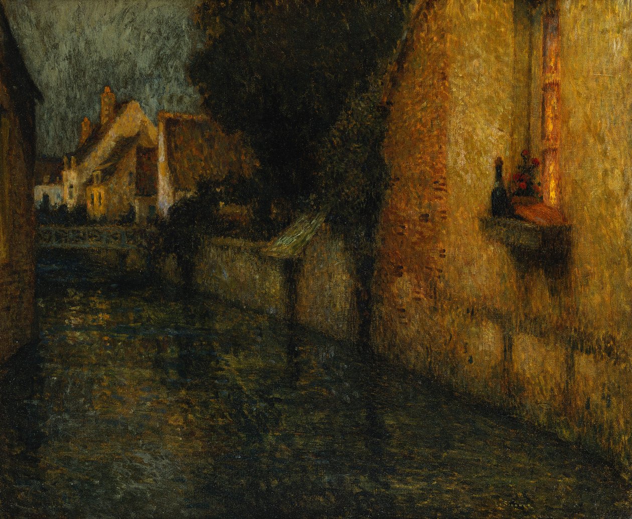Vinduet, Gisors; Le Fenetre, Gisors af Henri Eugene Augustin Le Sidaner