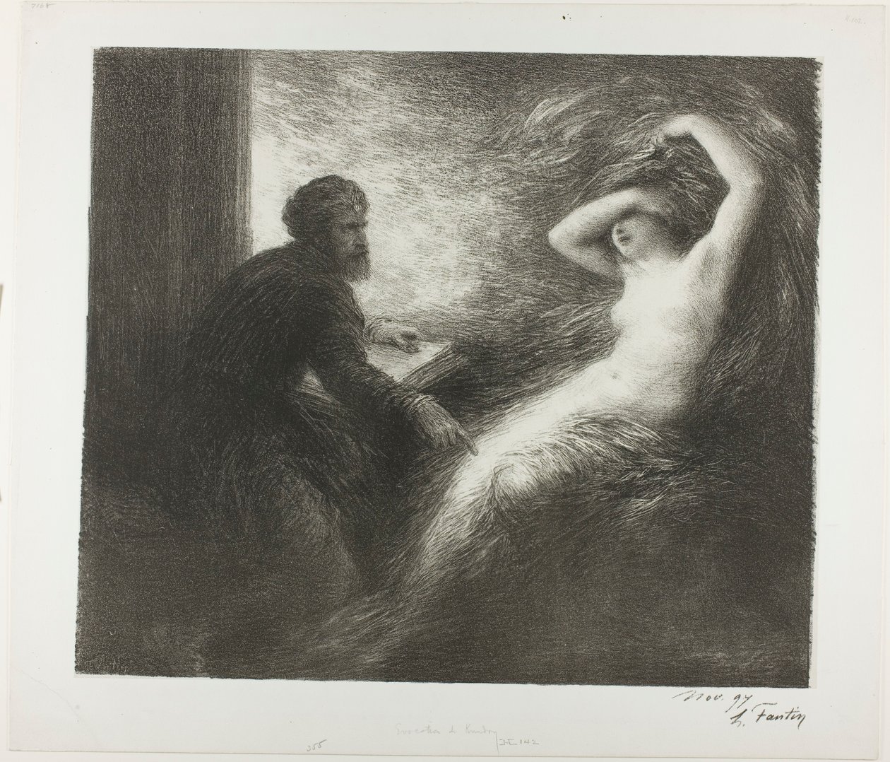 Fremkaldelse af Kundry af Henri Fantin-Latour