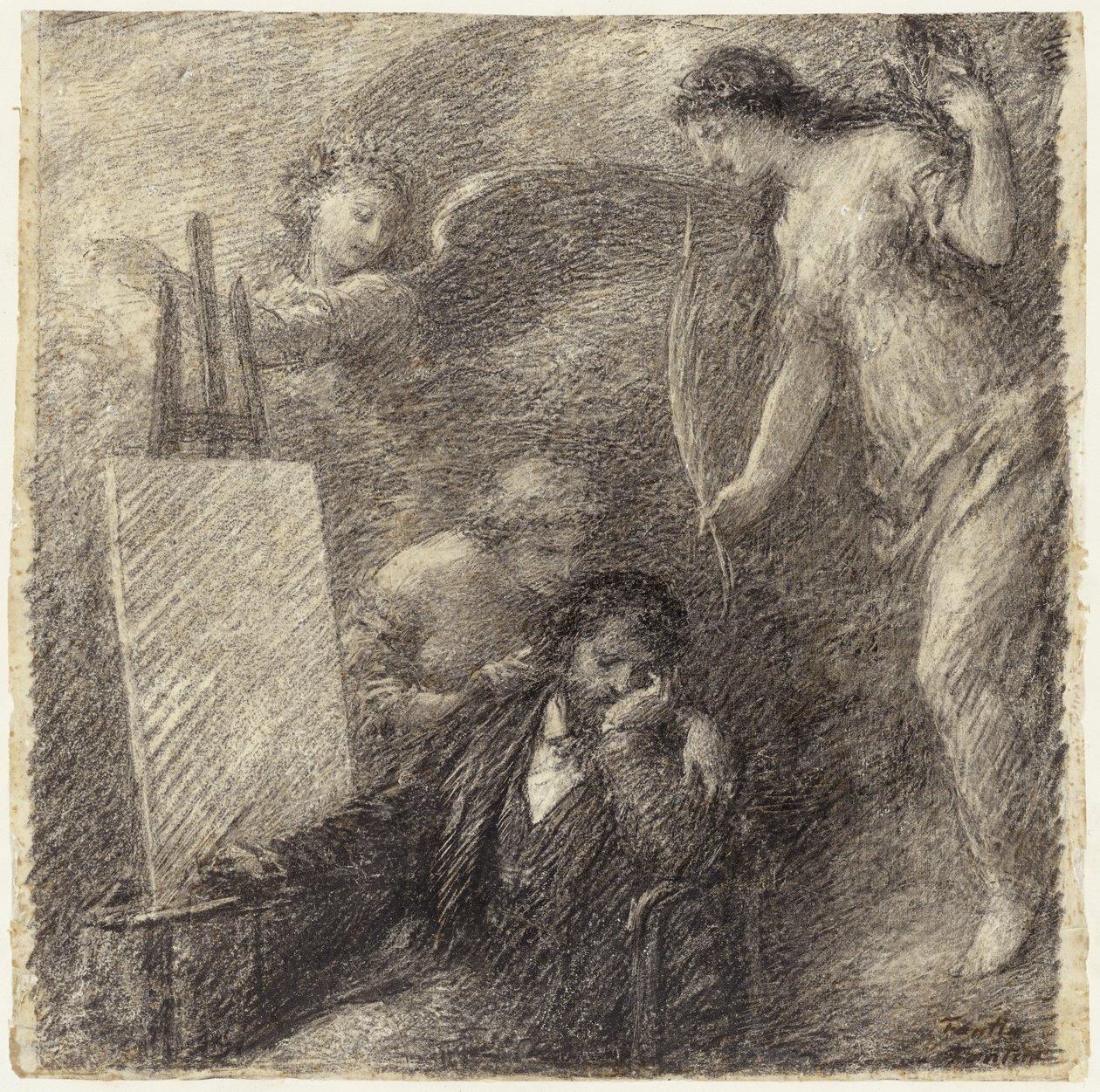 Den modløse kunstner af Henri Fantin-Latour