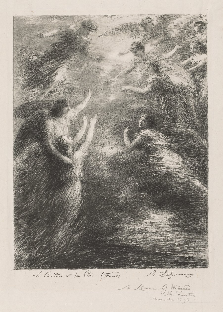 Paradis og Peri af Henri Fantin Latour